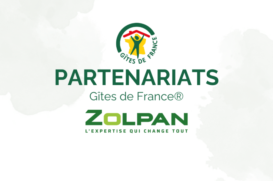 Partenariat Gîtes de France® Sud Zolpan